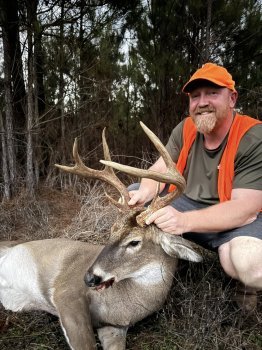 Matt Hovis took this hot weather buck.